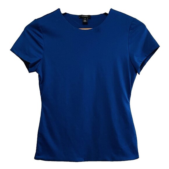 HALOGEN Royal Blue Tshirt Sz XS NWOT - Picture 1 of 3
